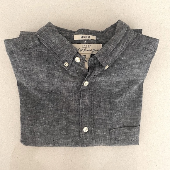 H & M Button Down Shirt Medium - Picture 2 of 7